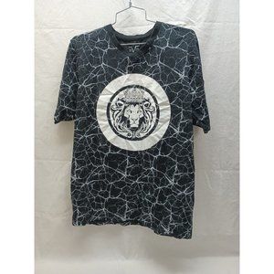 V 1969 Italia T Shirt Mens Large Black Short Sleeve Cotton Designer